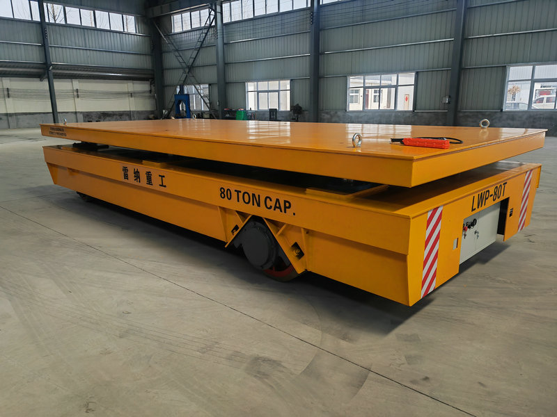 80 тонн Heavy Duty Hydraulic Lifting Trackless Cart